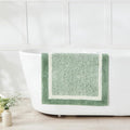 CozeCube Bath mats for Bathroom Non Slip, Fluffy Absorbent Microfiber Bath mat Washable, Aesthetic Bathroom Rugs, Large Sage Green Bath mat, Sage Green, 36" x 24"