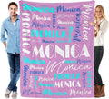 Name Blanket Personalized Blanket for Adult Kids Flannel Customize Throw Blanket Custom (Color 27, 50 x 60 Inches)