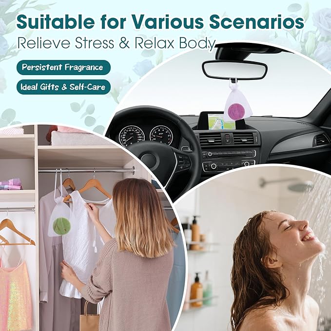 32 Pack Shower Steamers Aromatherapy Gifts for Women and Men, Bulk Shower Bombs with Essential Oils, Self Care, Spa Gifts, Birthday Gifts, Stocking Stuffers and Christmas Gifts