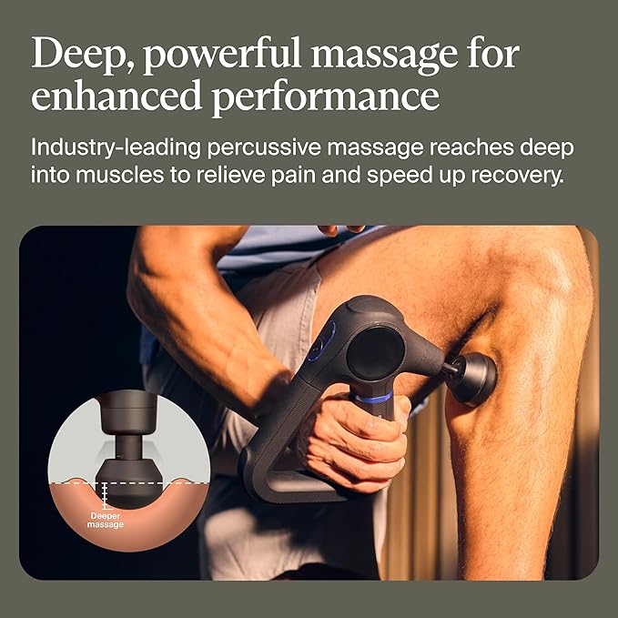 TheraGun Prime (6th Generation) Massage Gun by Therabody – Deep Tissue, Powerful Massage in a Rugged, Durable Design for Reliable Recovery & Pain Relief