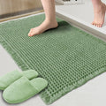 ZALL Waffle Bath Mat,Super Absorbent Non Slip Bathroom Rug,Sage Green 18x30inch,Machine Washable Ultra Soft Floor Mats