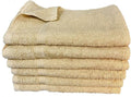 Towel Supercenter 16X27 Cotton Hand Towels (24Pack) for Salons, Golf Course (Beige)