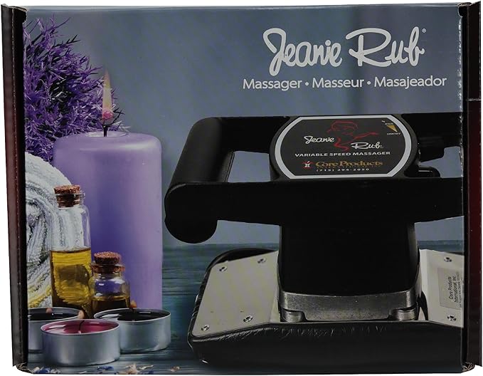Core Products Jeanie Rub Variable Speed Massager, Deep Tissue Back Massager for Pain Relief, Body Massager for Shoulder Massage, Lumbar, Neck, Lower Back & Cellulite Massage
