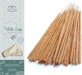 White Sage Incense Sticks - Authentic Traditional Handrolled Masala Incense - 100 Grams - 75 to 85 Sticks
