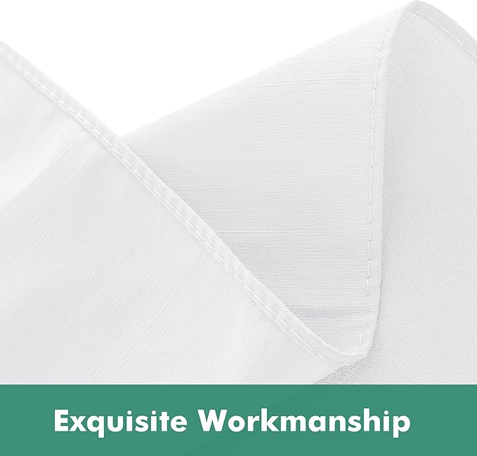 Biscaynebay Wrap Around Bed Skirts with Split Corners for Full Beds 21" Drop, White Adjustable Elastic Dust Ruffles Easy Fit Wrinkle & Fade Resistant Silky Luxurious Fabric Machine Washable