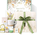 Self Care Gifts for Women Spa Gift Basket Birthday Gifts for Women, Get Well Soon Gift Baskets Thinking of You Relaxation Stress Relief Care Package, Christmas Gifts for Mom Friend Sister(Ivory)