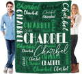 Name Blanket Personalized Blanket for Adult Kids Flannel Customize Throw Blanket Custom (Color 19, 50 x 60 Inches)