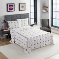 NORTHWEST Officially Licensed Los Angeles Lakers NBA Full Size Sheet Set – Soft Team Logo Bedding for Dorms, Bedrooms, Fan Caves & Game Day Style