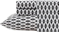 Wrangler - Twin Bed Sheets, Ultra-Soft & Lightweight Bedding with Matching Pillowcase, Lightweight Bed Set for All Season Comfort, Oeko-Tex Certified (Blaze Black)
