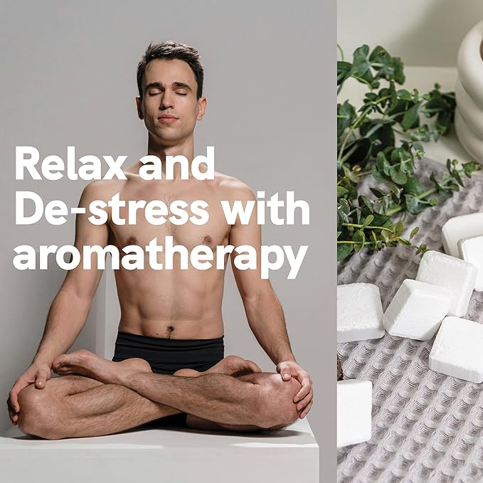 Sport Shower Steamers - Made in USA with Natural Eucalyptus Essential Oil, Aromatherapy, Stress and Sinus Relief, Muscle Recovery for Athletes, Best Christmas Stocking Stuffers for Runners