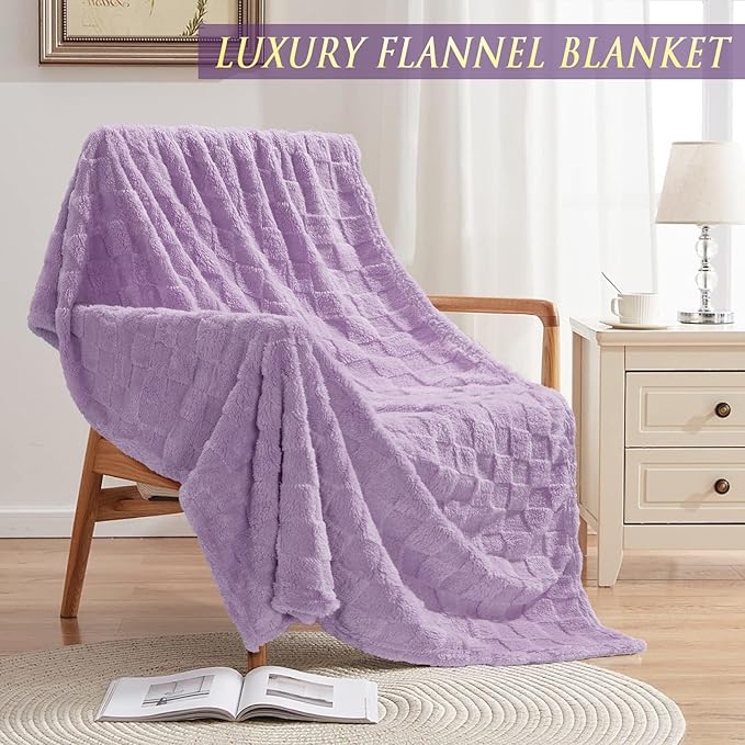 Christmas Birthday Gifts for Women, Self Care Get Well Soon Gift Baskets for Women, Lavender Relaxing Spa Gift Care Package w/ Blanket, Unique Gifts Idea for Mom Her Wife Girlfriend Best Friend Sister