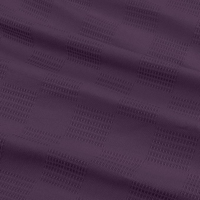 Utopia Bedding Plum 100% Cotton Blanket [Twin Size - 90x72 Inch] 350GSM Lightweight, Soft and Breathable Thermal Blanket for All Seasons