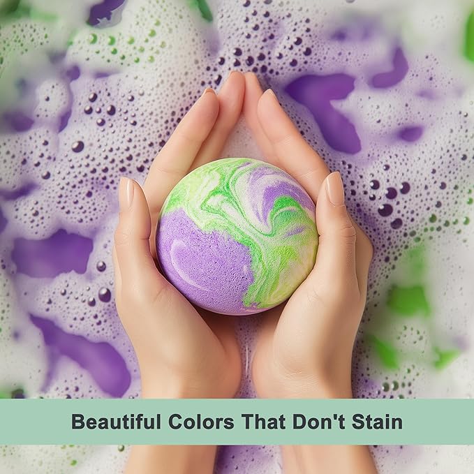 Tropical Fruit Bath Fizzies Set - 12 Large Bubble Bathbombs with Natural Essential Oils in Fruity Scents - Vegan Fizzy Bath Bombs Has Moisturizing Shea Butter and Coconut Oil