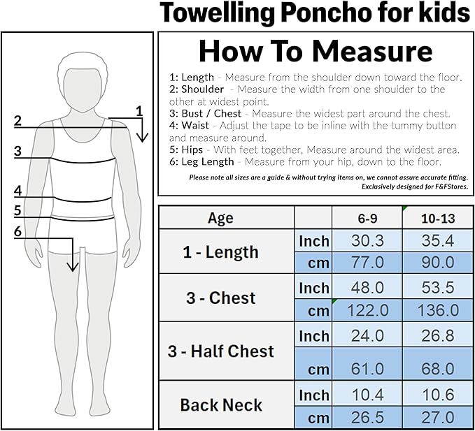 Minecraft Towelling Poncho Kids Teens Hooded Bath Towels Absorbent Beach Towel (Multi, 10-13 Years)