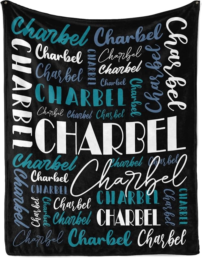 Name Blanket Personalized Blanket for Adult Kids Flannel Customize Throw Blanket Custom (Color 13, 60 x 80 Inches)