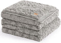 UGG Faux Fur Full/Queen Blanket, Double-Sided Fluffy Blanket, Cozy Oversized Throw for Couch, Washable Bedding for Full or Queen Bed, Luxury Home Decor, 90" x 90", Seal Grey (Adalee)