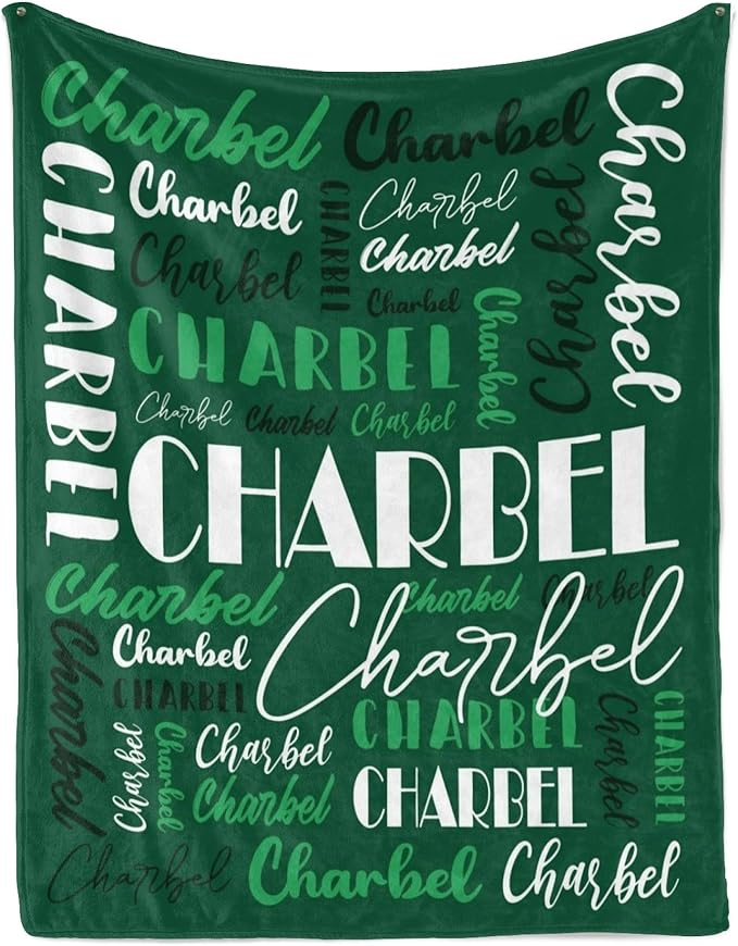 Name Blanket Personalized Blanket for Adult Kids Flannel Customize Throw Blanket Custom (Color 19, 30 x 40 Inches)