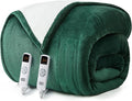 EHEYCIGA Heated Blanket - King Size, 9 Heating Levels, Soft Sherpa, 90 x 100 Inches