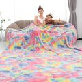 Fleece Throw Blanket Cozy Soft Lightweight Throw Blankets Warm Plush Colorful Fall Blankets and Throws Couch Sofa Bed Camping Travel Picnic Outdoor Blanket Bedding Kid Baby Boys Girls Adults