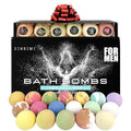 Bath Bombs for Men, Gift Set of 18 Scented Organic Handmade Bath Bombs of 2.5 oz with Natural Essential Oils. Perfect for Boyfriend, Husband, Father or Friend, by ZenseMe