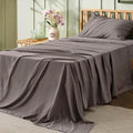 Bedsure Twin Sheets Set - 3 Pieces Soft Twin Bed Sheets - Breathable & Cooling - Hotel Luxury - Easy Care Polyester Microfiber Bedding for Women, Men, Taupe