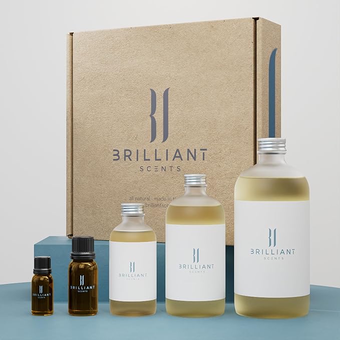 Brilliant Scents Diffuser Oil Refill, Inspired by Shangri La Hotel, Hotel Series Aroma Scents, Essential Oils Set for Home, Fragrance Oil for Candle Making, Home, 50 ML, Whispers of Paradise