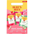 Burt's Bees Christmas Gifts - Face Mask Bundle Set, Hydrating Watermelon, Calming Rose, & Refreshing Cucumber, Face Sheet Masks for Single Use Skin Care, 99% Natural Origin, 3 Count, 0.33oz Each