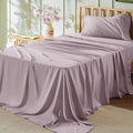 Bedsure Twin Sheets Set - 3 Pieces Soft Twin Bed Sheets - Breathable & Cooling - Hotel Luxury - Easy Care Polyester Microfiber Bedding for Women, Men, Pink Mocha