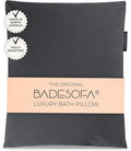 BADESOFA® Luxury Bathtub Pillow L - Large Bath Pillow for Therapeutic Neck and Back Support Quick-Drying - Full Body Bath Tub Cushion - Luxury Spa Cushion in Charcoal