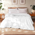 Modern Threads Tencel Lyocell Luxury Ultra Soft Down Alternative Comforter, White, Queen