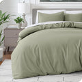 Bare Home Bedding Duvet Cover Extra Long Size - Premium 1800 Super Soft Collection - Lightweight, Cooling - Soft Breathable Bedding Duvet Cover (Twin/Twin XL, Sage)