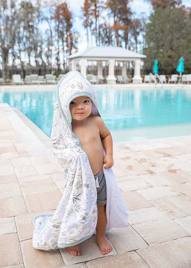 Copper Pearl Hooded Bath Towels Premium Knit/Terry Cloth Baby Towels with Hood, Pockets, and Cool Designs - Great to Gift and Make Bath Time Fun - Baby Bath Towel, Rex