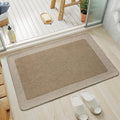 Bathroom Rugs, Ultra Thin Bath Mat Fit Under Door Super Absorbent Non Slip Quick Dry Bath Mat, Rubber Backing Shower Mat Outside Shower