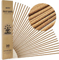Palo Santo Incense Sticks (30 Sticks), 100% Natural sustainably harvested Peruvian Palo Santo, Suitable for Meditation, Relaxation, and Spiritual Purification