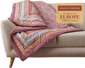 Maison d' Hermine Throw Blanket for Couch Lightweight Soft Warm Breathable Cotton Throw Blankets for Bed Girls Boys Women Men Gifts Sofa Travel Living Room Chair Bedding (60"x80", Fair Isle)