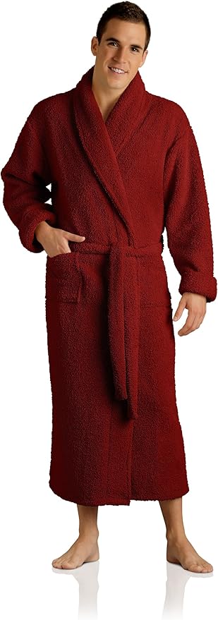 Plush Microfiber Fleece Robe | Super Soft & Warm | Lightweight | Full Length