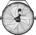 Simple Deluxe 18 Inch Industrial Wall Mount Fan, 3 Speed Commercial Ventilation Metal Fan for Warehouse, Greenhouse, Workshop, Patio, Factory and Basement - High Velocity