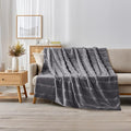 ALPHA HOME Luxury Faux Rabbit Fur Throw Blanket for Couch Bed, Cozy Gifts for Women Christmas, Ideal for Home Decor and Chilly Nights