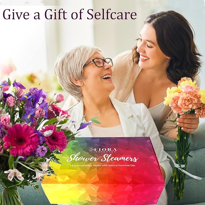 Shower Steamers Aromatherapy - 18 Shower Bombs Aromatherapy Gift Set with Organic Essential Oils for Relaxation and SelfCare, Bath Bombs Tablets, Stocking Stuffers, Christmas Gifts for Her, Wife