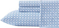 Tommy Bahama - King Bed Sheets, Crisp & Cool Cotton Percale Bedding with Matching Pillowcases, Lightweight Bed Set, Oeko-Tex Certified (Bahama Isle Blue)