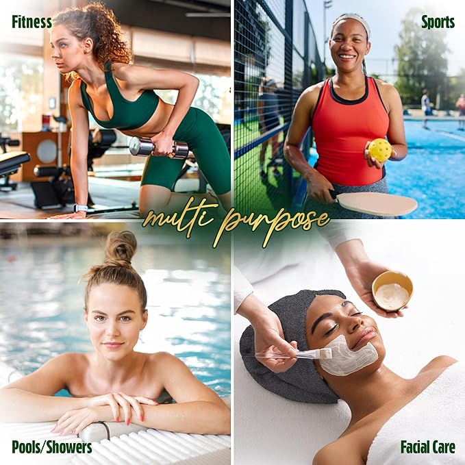 Pearl Linens Pack of 24 100% Cotton Hand Towels, Salon Towels for Spa, Gym and Bathroom Use, Hair Towels in Bulk, Soft, Absorbent, Quick Dry & Machine Washable, 16x27 inches, Grey