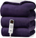 EHEYCIGA Heated Blanket Electric Blanket Full Size - Heating Blanket with 9 Heating Levels & 10 Hours Auto Off, Soft Cozy Sherpa Washable Blanket with Fast Heating, 72 x 84 Inches