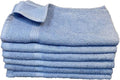 Towel Supercenter 16X27 Cotton Hand Towels (36Pack, 60Pack) Light Blue for Hair, Nail, Tanning Salons, Golf Course