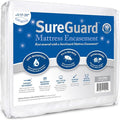 Cal King (17-20 in. Deep) SureGuard Mattress Encasement - 100% Waterproof, Bed Bug Proof, Hypoallergenic - Premium Zippered Six-Sided Cover