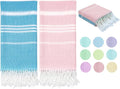 Turkish Beach Towel Quick Dry Absorbent Cotton Lightweight Thin Bathroom Bath Pool Swim Towels Extra Large Oversized Sand Free Beach Accessories Essentials Stuff Cloud Gift for Adults