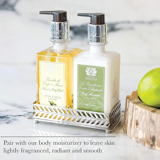 Antica Farmacista Hand & Body Wash - Luxury Nourishing Body Wash - Hydrating Hand Cleansing Wash - Bath & Body Gift - Ironwood, 10 fl oz