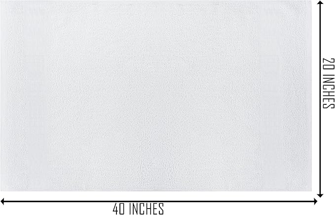 White Bath Towels (Pack of 36, 20x40 Inches, 100% Cotton, Lightweight, Quick Drying, Commercial Grade)