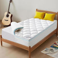 Bedlore 4-Inch Twin XL Mattress Topper for Back Pain - Dual Layer Medium Support (2" Gel Memory Foam + 2" Cooling Fluffy Pillow Top Pad), Breathable & Pressure Relief (White)