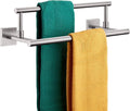 KOKOSIRI Hand Towel Holder Brushed Nickel Bathroom Rack 16 Inch Double Towel Bars Rails for Bath Toilet Stainless Steel B5009BR-L16