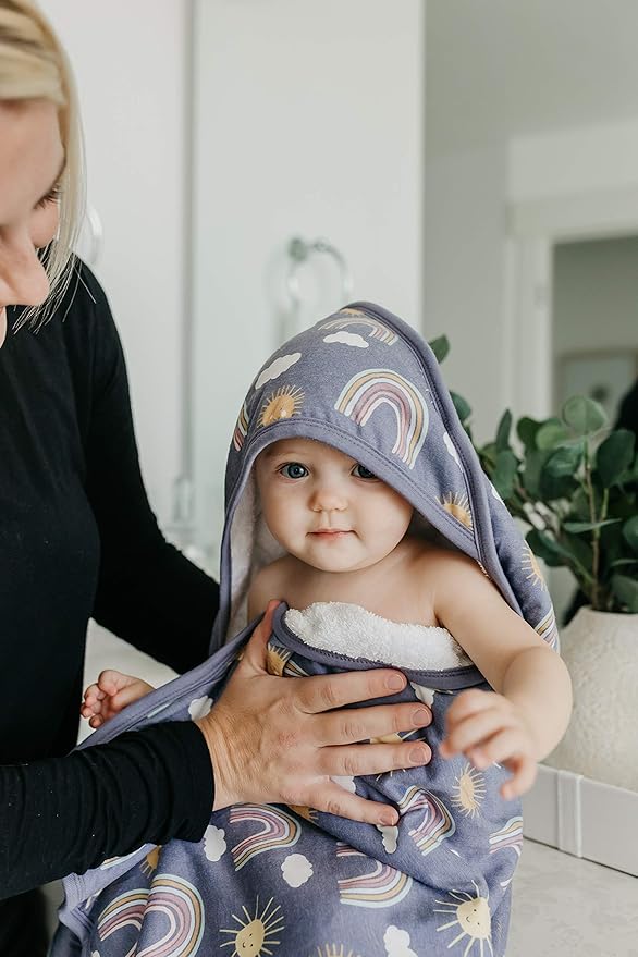Copper Pearl Hooded Bath Towels Premium Knit/Terry Cloth Baby Towels with Hood, Pockets, and Cool Designs - Great to Gift and Make Bath Time Fun - Baby Bath Towel, Hope